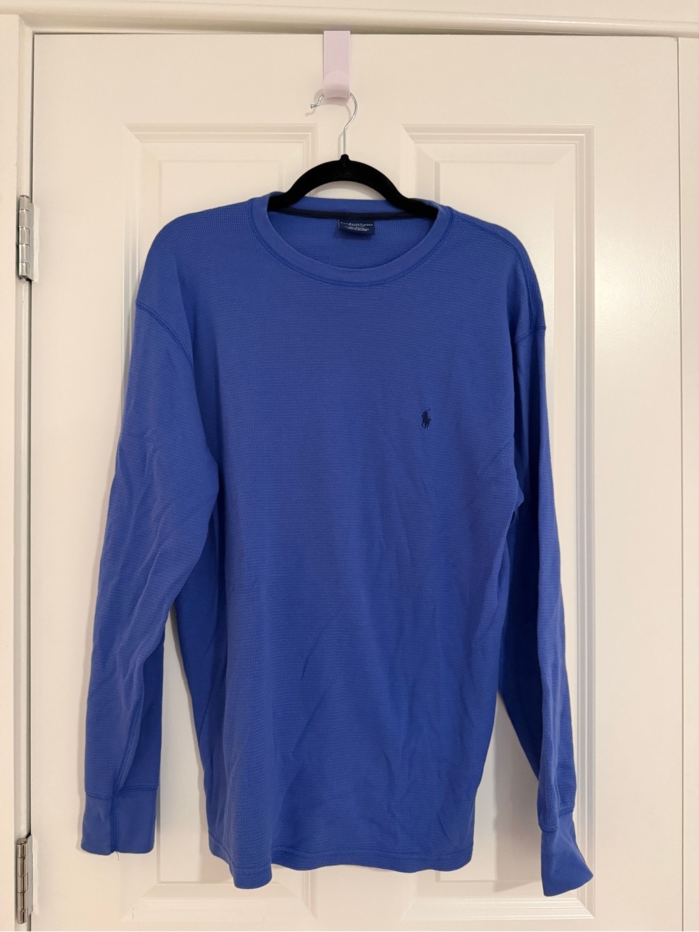 Polo by Ralph Lauren Long-Sleeve Knit Crew in Royal Blue